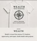 Short sleeve t-shirt (WEALTH)