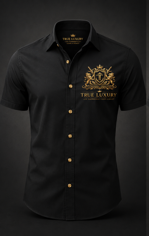 Short Sleeve Blk Lux